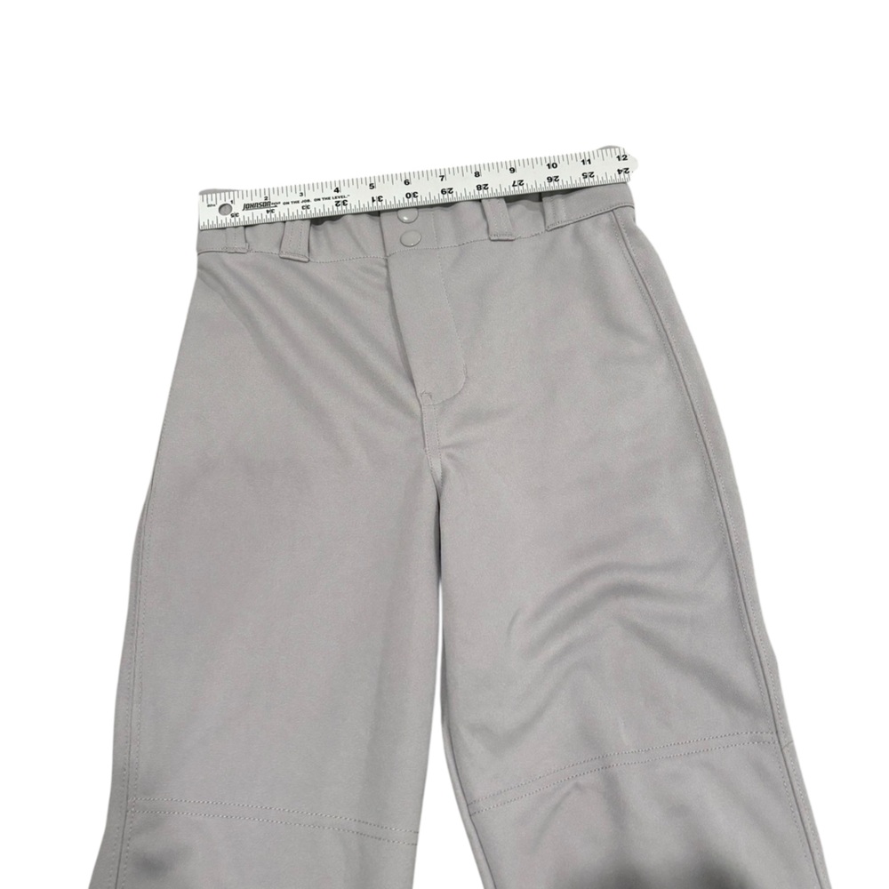 NWT Champro Sports Youth Boys Gray Baseball Pants w/ Elastic Bottoms-size Med - Picture 3 of 6